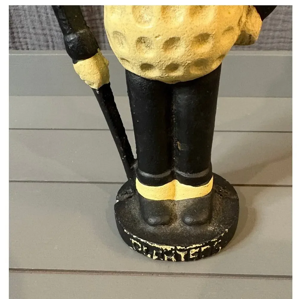 Mr. Peanut Planters Nut Cast Iron Coin Bank